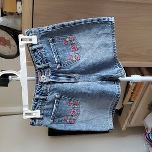 Vintage Faded Glory Denim Shorts Size Kids 16